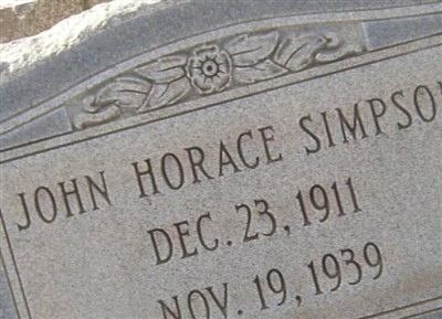 John Horace Simpson on Sysoon