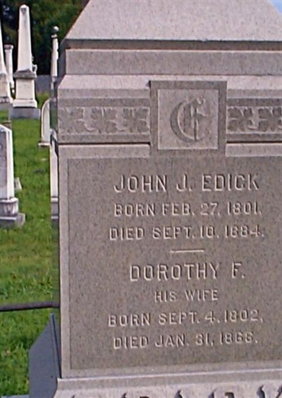John J Edick on Sysoon