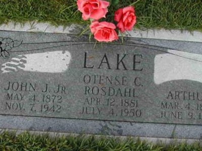 John J. Lake, Jr on Sysoon