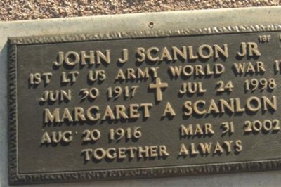 John J Scanlon, Jr on Sysoon