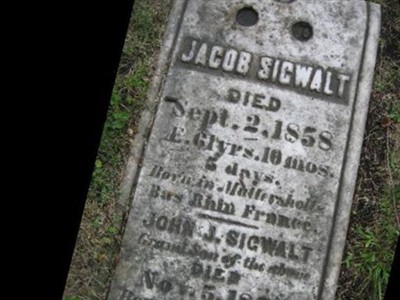 John Jacob Sigwalt on Sysoon