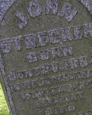 John Jacob Strecker, Sr on Sysoon
