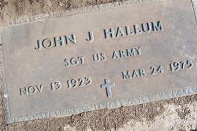 John Jay "Big John" Hallum, Sr on Sysoon