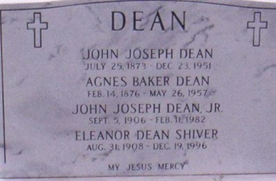 John Joseph Dean, Sr on Sysoon
