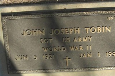John Joseph Tobin on Sysoon