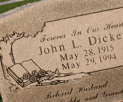 John L. Dickey on Sysoon