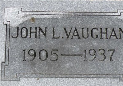 John L Vaughan on Sysoon