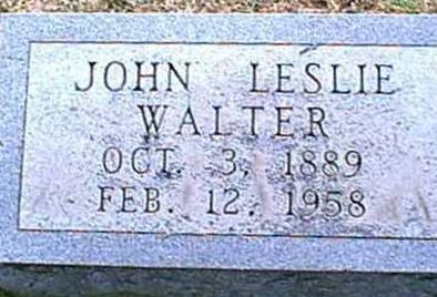 John Leslie Walter on Sysoon