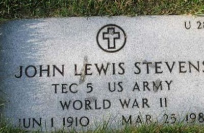 John Lewis Stevens on Sysoon