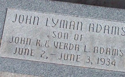 John Lyman Adams on Sysoon