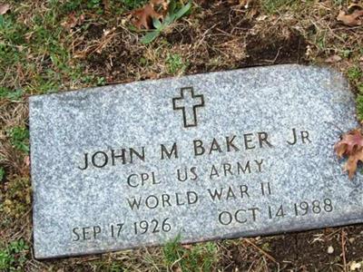 Corp John M. Baker, Jr on Sysoon