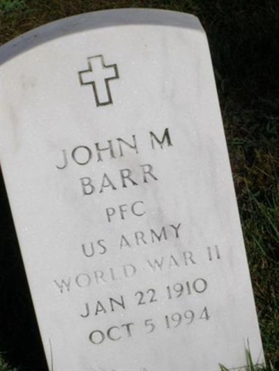 John M Barr on Sysoon