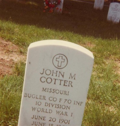 John M, Cotter on Sysoon