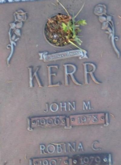 John M. Kerr on Sysoon