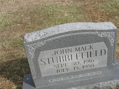 John Mack Stubblefield on Sysoon