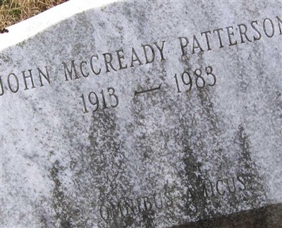 John McCready Patterson on Sysoon