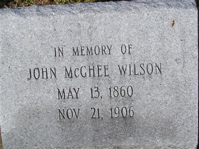 John McGhee Wilson on Sysoon
