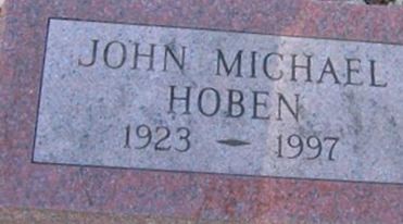 John Michael Hoben on Sysoon