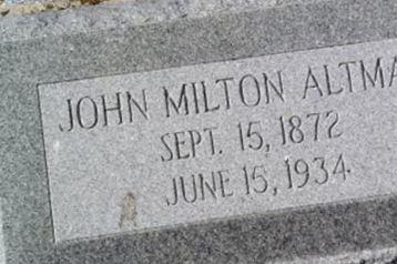 John Milton Altman on Sysoon