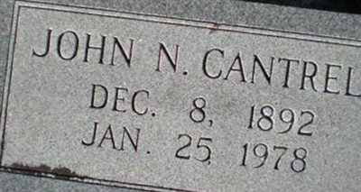 John N. Cantrell on Sysoon