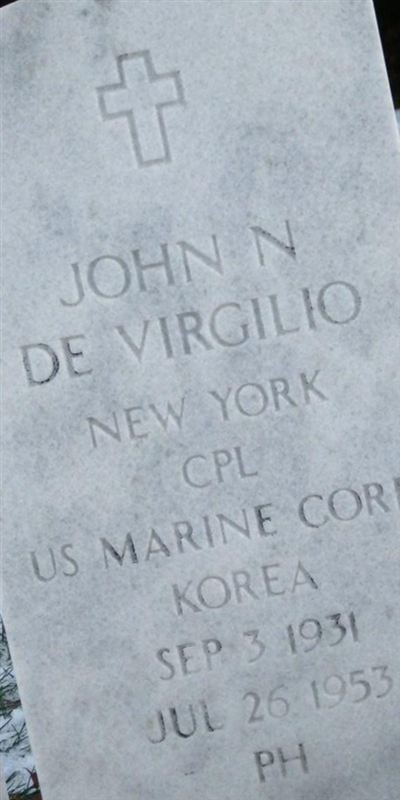 John N De Virgilio on Sysoon