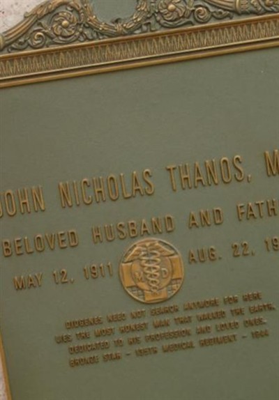 John Nicholas Thanos on Sysoon