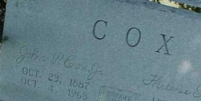 John P. Cox, Jr on Sysoon