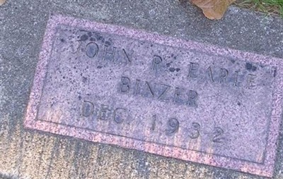 John R Earle Binzer on Sysoon