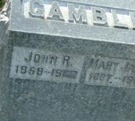 John R Gamble on Sysoon
