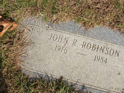 John R Robinson on Sysoon