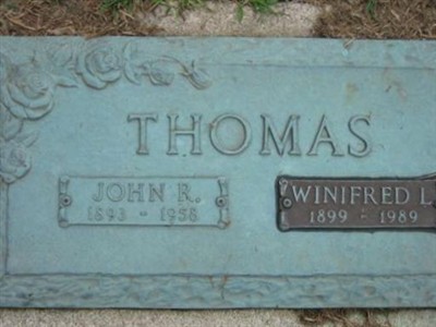 John R. Thomas, Find a grave on Sysoon John R. Thomas on Sysoon