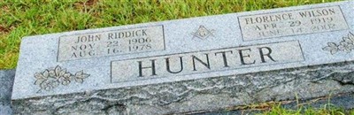 John Reddick Hunter on Sysoon