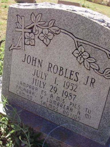 John Robles, Jr on Sysoon