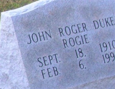 John Roger "Rogie" Duke on Sysoon