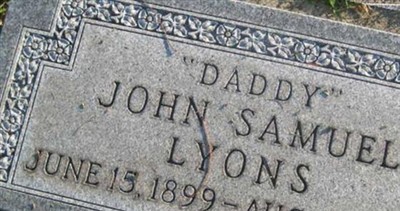 John Samuel Lyons on Sysoon