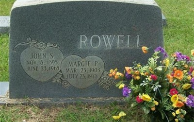 John Samuel Rowell on Sysoon