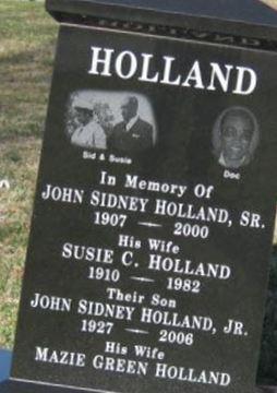 John Sidney "Sid" Holland, Sr on Sysoon