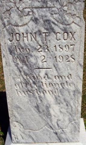 John T. Cox on Sysoon