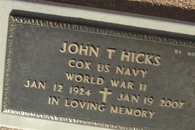 John T. Hicks on Sysoon