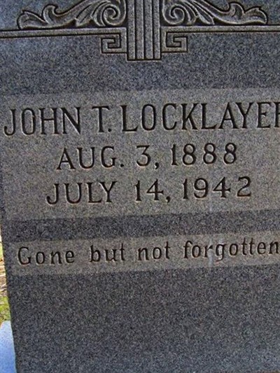 John T Locklayer on Sysoon