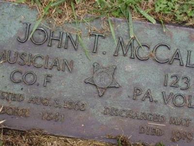 John T. McCall on Sysoon