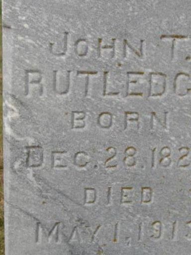 John T. Rutledge on Sysoon