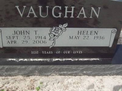 John T Vaughn on Sysoon