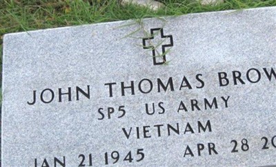 John Thomas Brown on Sysoon
