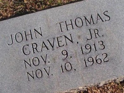 John Thomas Craven, Jr on Sysoon