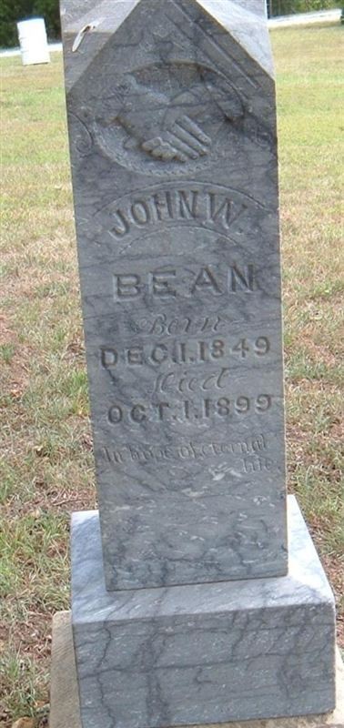 John W. Bean on Sysoon