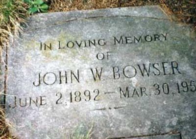 John W. Bowser on Sysoon