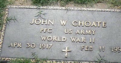 John W. Choate on Sysoon