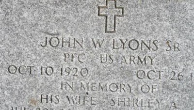 John W. Lyons, Sr on Sysoon