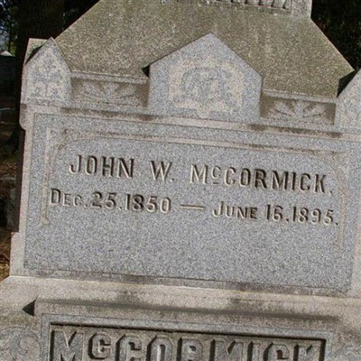 John W McCormick on Sysoon